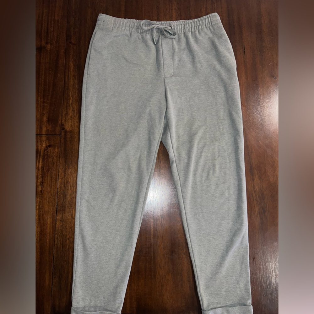 Zara Men's Light Army Green Joggers - Picture 3 of 4
